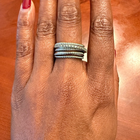 David Yurman Silver Ring - Picture 3 of 8